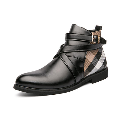 Botas Retro Cortas de Caño Ancho Talla Grande - Image 14