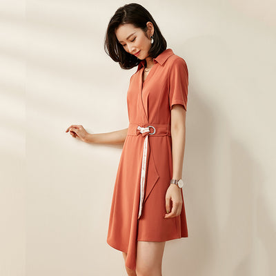Vestido Camisero Escote en V - Image 7