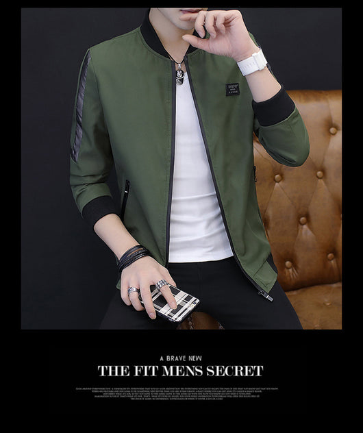 Abrigo Slim Cuello de Pie para Hombre - Elegancia Moderna - Image 9
