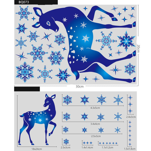 Pegatinas Navideñas Reno y Copo de Nieve para Ventanas - Decoración Infantil - Image 4