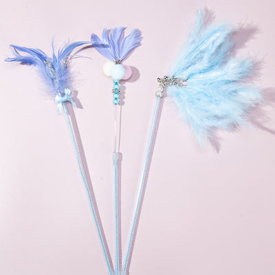 Juguete Interactivo para Gatos con Campana y Plumas - Resistente al Mordisco - Image 7
