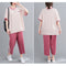 Pijama Camiseta Margarita Suelta Casual Cómoda