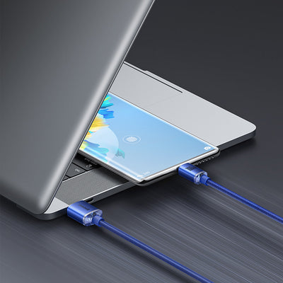 Cable USB-C de Carga Rápida 100W Crystal Shine - Transferencia de Datos - Image 3