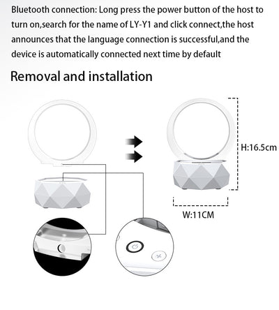 Parlante Bluetooth Portátil 6D con Luz LED y Sonido Envolvente - Image 20