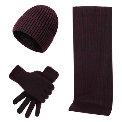 Conjunto Invernal de 3 Piezas: Gorro, Bufanda y Guantes de Lana Gruesa Multicolor - Image 15