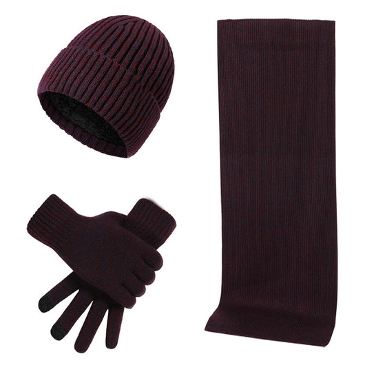 Conjunto Invernal de 3 Piezas: Gorro, Bufanda y Guantes de Lana Gruesa Multicolor - Image 15