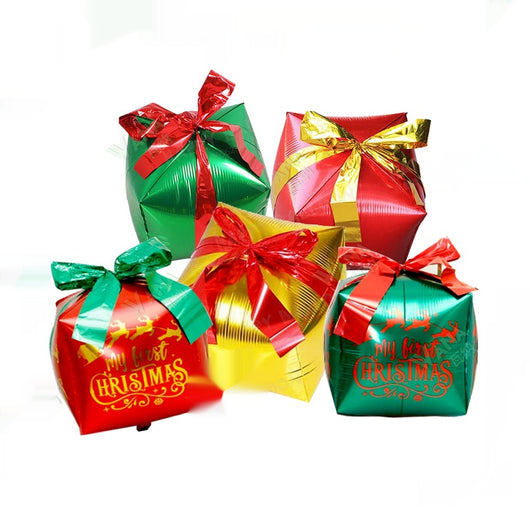 Globo Decorativo Cuadrado 4D Aluminio para Regalos Navideños - Image 9