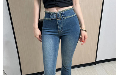 Jeans Skinny Retro Estilo Hong Kong para Mujer - Tela Ligera Verano - Image 18