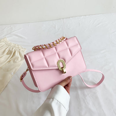 Bolso Bandolera Portátil con Cadena de Seguridad para Mujer - Image 7