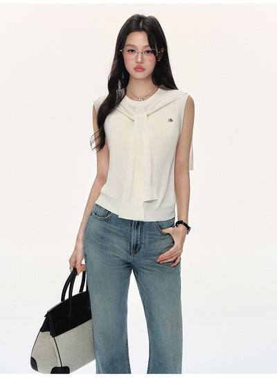 Chaleco Tejido Ice Silk sin Mangas - Blusa Suelta y Fresca - Image 21