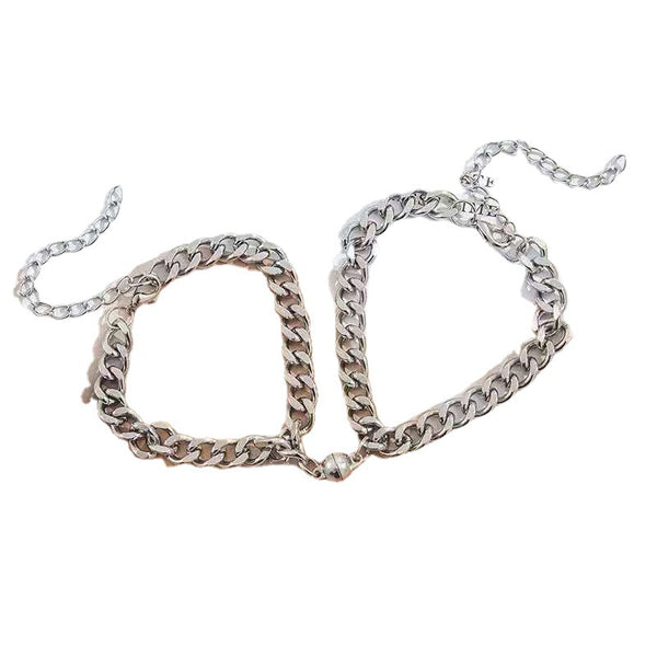 Pulsera Magnética para Parejas en Aleación con Efecto Viento Frío - Image 4