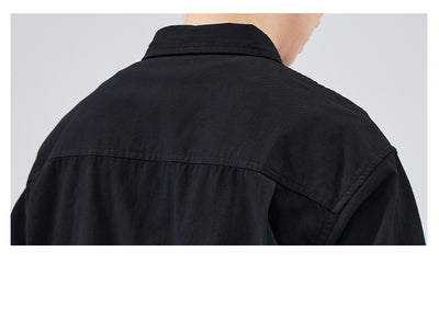 Camisa Suelta de Algodón Premium para Hombre - Image 11