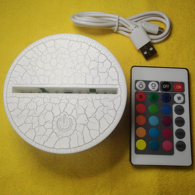 Lámpara de Escritorio LED Acrílica con Control Remoto y Carga USB - Image 6