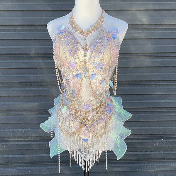 Traje de Baño Estampado Fish Festivales Electrónica Moda EDC - Image 2