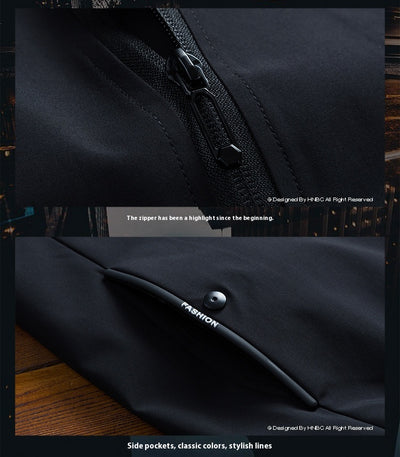 Chaqueta Slim Fit Coreana para Hombre - Abrigo Versátil Primavera Otoño - Image 21