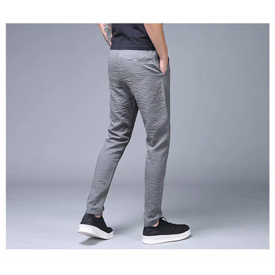 Pantalones Deportivos Frescos de Nueve Puntos - Corte Relajado - Image 4