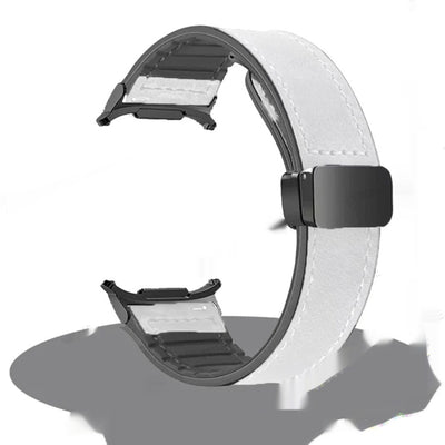 Correa Magnética Galaxy Watch de Cuero y Silicona para Hombre - Image 5