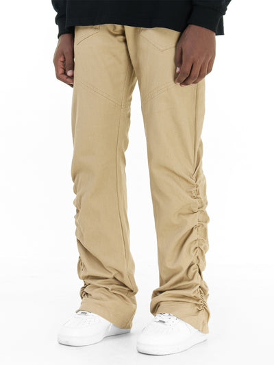 Pantalones Casuales Plisados Bicolor de Moda Urbana - Image 3