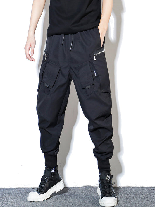 Pantalones Funcionales Deportivos Hombre con Bolsillos Múltiples - Image 3