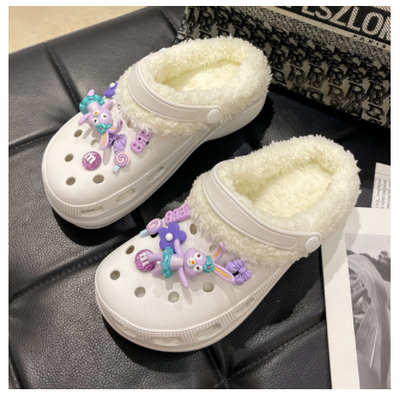 Pantuflas Tipo Pastel de Esponja con Suela Gruesa y Forro de Algodón - Image 17