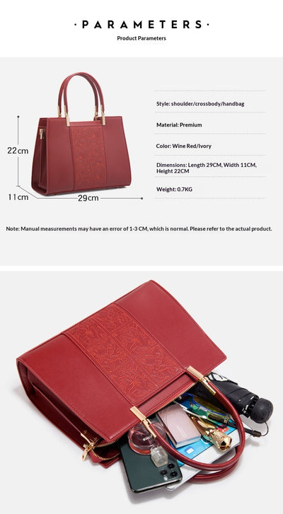 Bolso Rojo de Lujo para Mujer Sofisticada - Image 6
