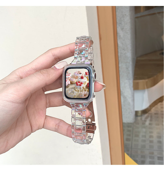 Correa de Reloj Transparente con Grabado Láser Multicolor - Image 22