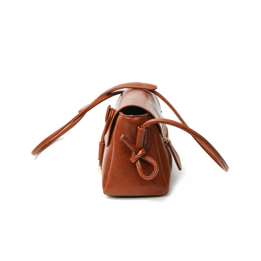 Bolso Bandolera de Cuero Encerado para Mujer - Estilo Fashion - Image 4