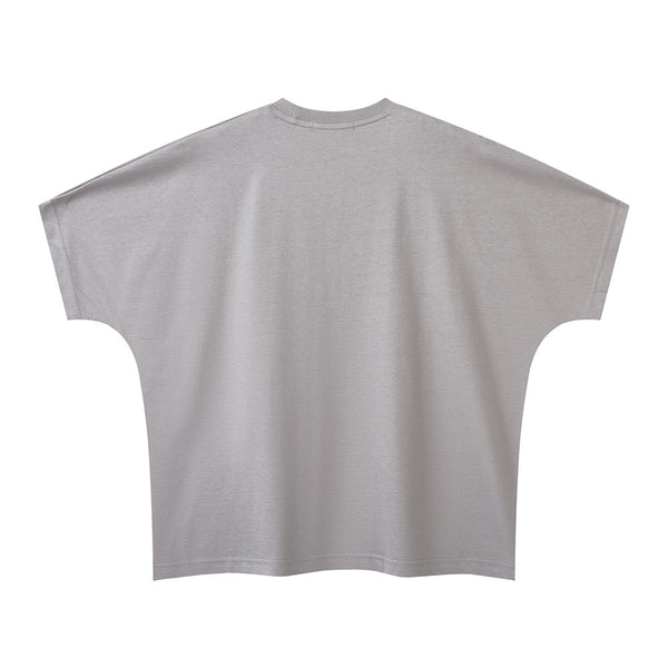 Camiseta de Algodón Puro con Diseño de Sombra Creativa para Hombre