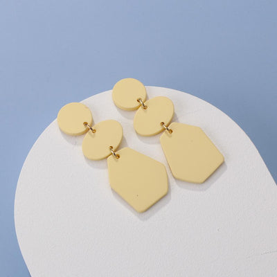 Aretes de Arcilla Cerámica con Acabado Goma Cremosa - Image 2