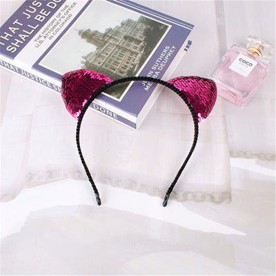 Diadema de Orejas de Gato Lentejuelas - Accesorios para el Cabello Infantiles - Image 26