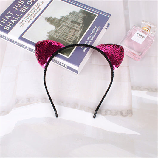 Diadema de Orejas de Gato Lentejuelas - Accesorios para el Cabello Infantiles - Image 26