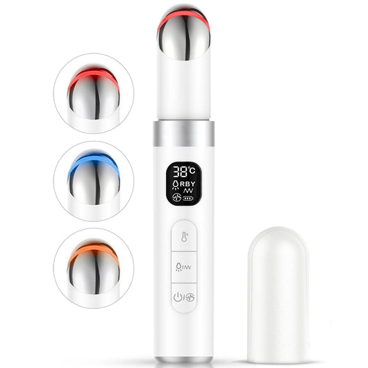 Masajeador Facial Eliminador de Ojeras con Tecnología de Vibración