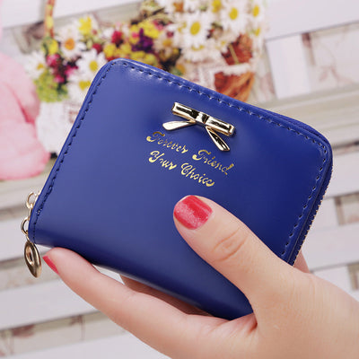 Monedero Compacto con Lazo para Mujer - Cartera Pequeña con Cierre - Image 5