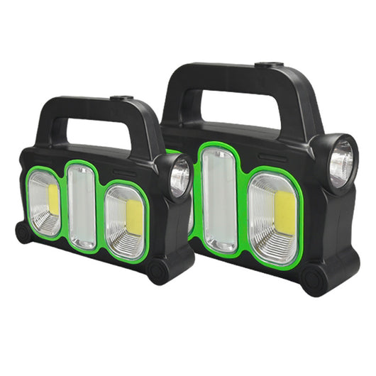 Linterna LED COB de Largo Alcance Recargable Solar y USB - Image 11