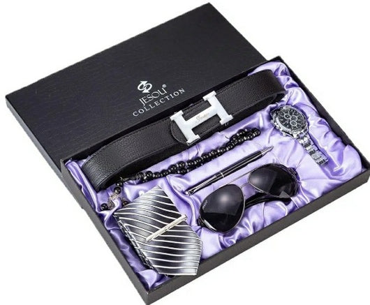 Set Completo de Accesorios para Hombre: Reloj, Cinturón, Corbata y Billetera - Image 6