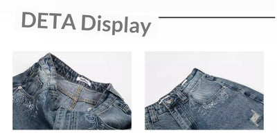 Jeans Curvy Desgastados con Parches Lavado Vintage - Image 12