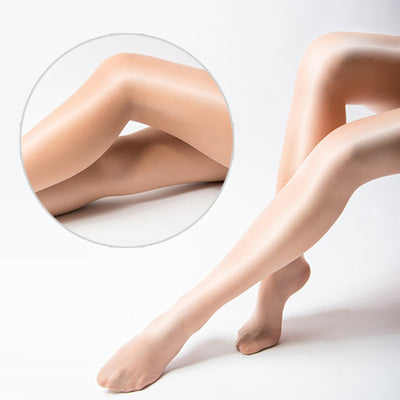 Medias Transparentes Brillantes con Refuerzo - Pantyhose para Escenario y Presentaciones - Image 7