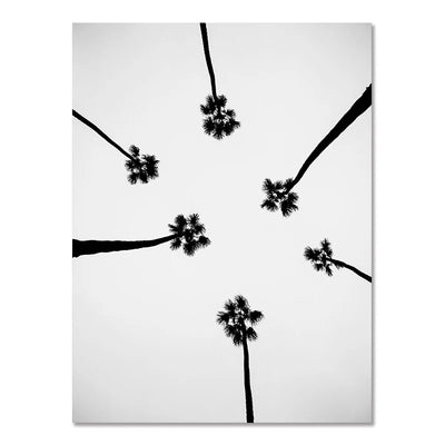 Cuadro Decorativo Playa Nórdico Moderno Blanco y Negro - Póster sin Marco Surf - Image 5
