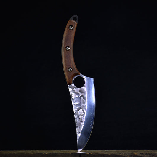 Cuchillo de Cocina Forjado a Mano para Deshuesar tipo Cimitarra Pequeña - Image 5