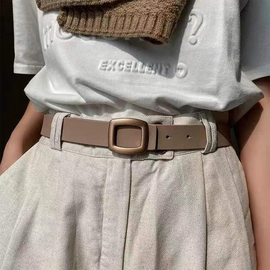Cinturón Casual para Mujer con Hebilla Cuadrada Removible - Image 2