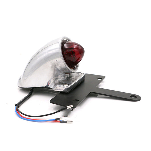 Luz Trasera Tipo Lucas de Aleación de Aluminio Pulido con Electroplateado para Motocicleta - Image 9