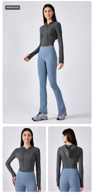 Sudadera Deportiva con Capucha Control de Cintura y Efecto Reductivo - Image 13