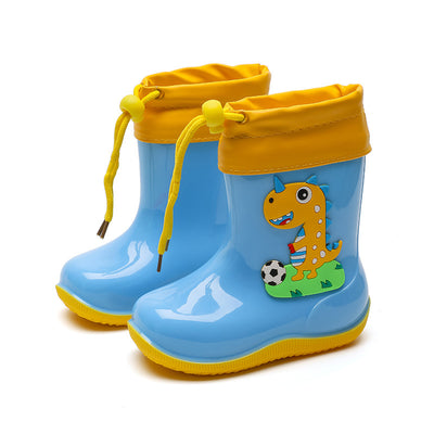 Botas de Lluvia Impermeables con Suela Blanda para Niños - Image 4