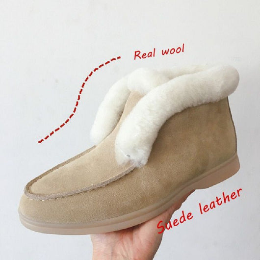 Botas Cortas Cálidas de Estilo Europeo y Americano - Image 2