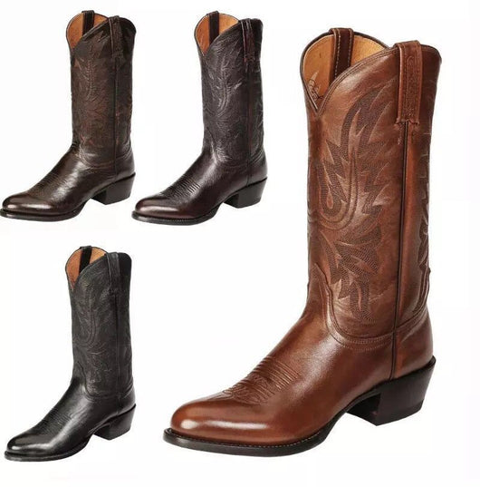 Botas Altas Knight con Tacón Bajo Plano para Mujer - Image 5