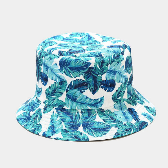 Gorra Pescador Mujer con Estampado Botánico - Diseño Europeo Moderno