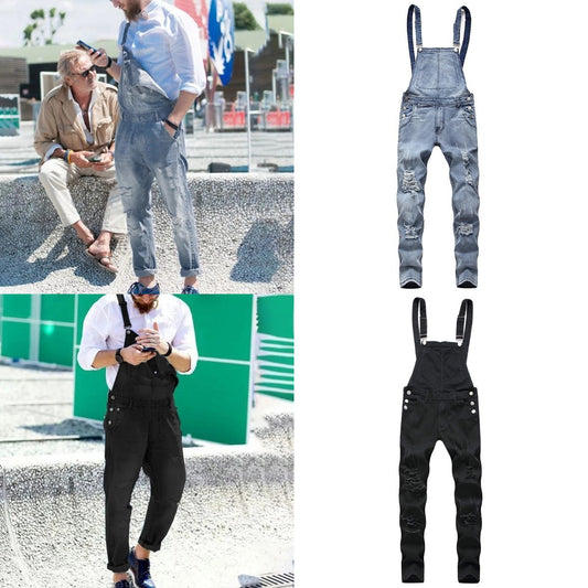 Mono Vaquero para Hombre con Tirantes de Moda