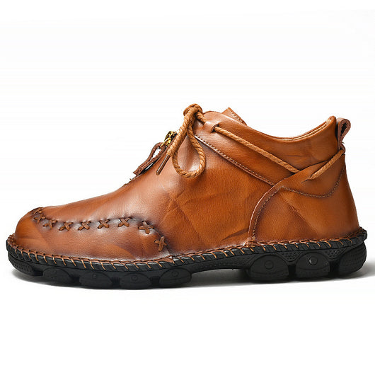 Botas Altas de Cuero para Hombre - Comodidad y Estilo Casual - Image 7
