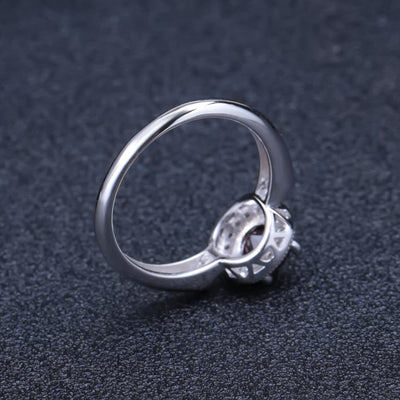 Anillo de Plata 925 con Granate Incrustado - Image 10