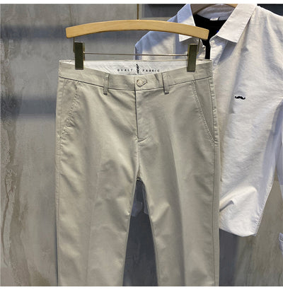 Pantalones Retro Estilo Coreano Ajustados de Algodón Versátil - Image 20